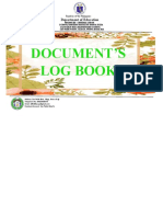 Document'S Log Book: Department of Education