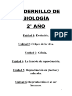 Cuadernillo Teórico de Biología 2° Año