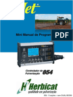 Mini Manual 854 - 5 seções - SEM DUAL BOOM