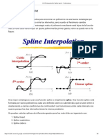 6.4.2 Interpolación Spline