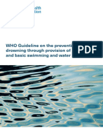 WHO Guideline On The Prevention of Drowning