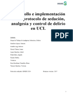 Protocolo Sedacion Analgesia y Control Del Delirio Uci