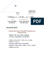 6. Calculo Del Cok y Wacc