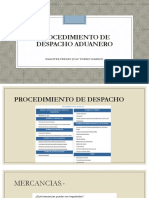 5.1.-Procedimiento de Despacho Aduanero