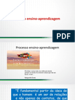 Processo ensino aprendizagem