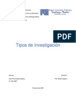 Actividad Tipos de Investigacion Metodologia de La Investigacion