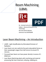 Laser Beam Machining LBM