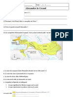 Alexandre Le Grand - 6ème - Exercices Corrigés - Civilisation Grecque