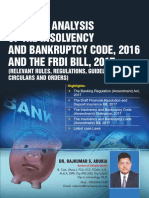 In-Depth Analysis of The Insolvency and Bankruptcy Code, 2016 and The Frdi Bill, 2017