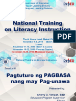 Sesyon 6 - Online Pag-Basa NG May Pag-Unawa