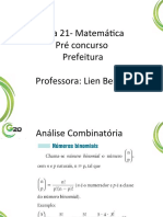 Aula 21 - Matemática Prefeitura