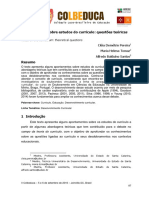 Artigo - Apontamentos Sobre Estudos Do Currículo Questões Teóricas