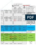 Amended Jadual Kerja KK Church March-2