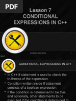 Conditional Statements in C++