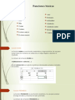 Funciones básicas