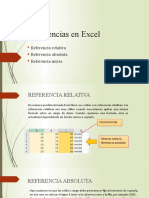 Referencias en Excel