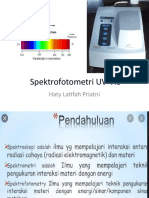 Spektrofotometer Uvi-Vis 2