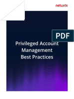 Privileged Account Management Best Practices