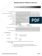 Formulir Instrumen Daftar Ulang Mdta 2021