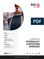 ESI Curso Patronaje Confeccion Avanzado