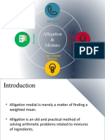 Alligation and Mixture