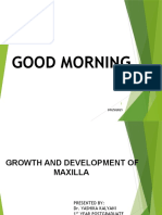 Growth and Development of Maxilla Updated (Seminar 1)