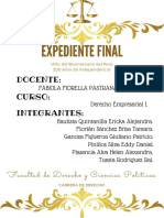 Expediente Final - Derecho Empresarial I - Grupo 6