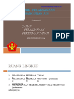 TAHAP PELAKSANAAN PEKERJAAN TANAH 