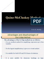 Quine-McCluskey Method Optimization