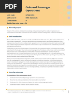 Unit 22: Onboard Passenger Operations