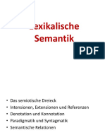 2 - PPT - Lexikalische Semantik