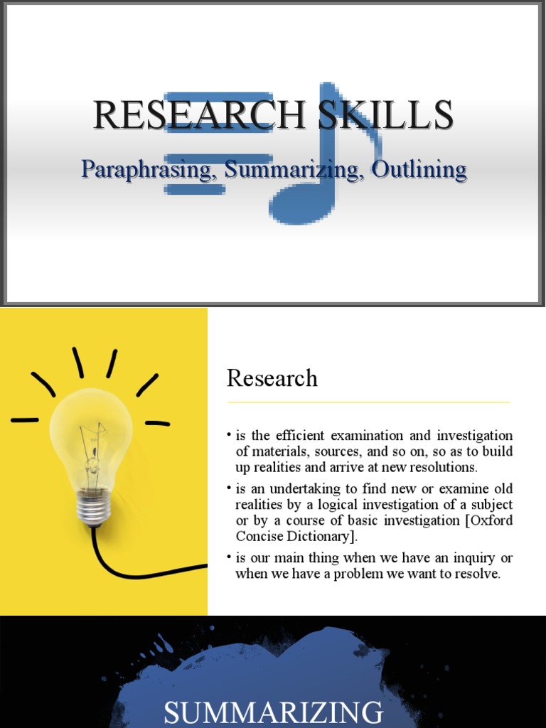 research skills pdf