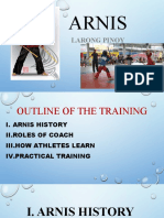 The History and Training of Arnis