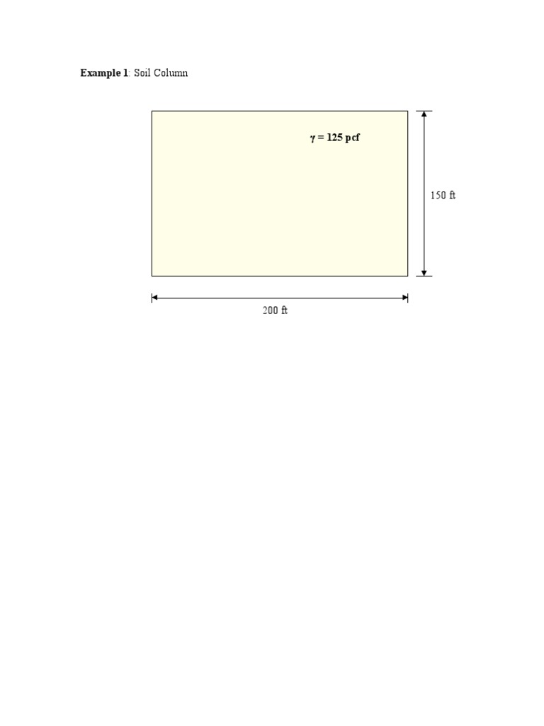 Soil Column Properties and Dimensions | PDF