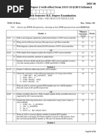 Subject Title: MICROCONTROLLER: 18EC46 Model Question Paper-2 With Effect From 2019-20 (CBCS Scheme)