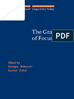 Rebuschi Tuller 1999 The Grammar of Focus