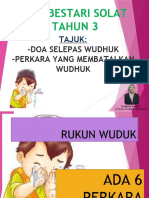 Rukun, Doa Dan Batal Wuduk