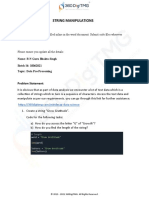 String Manipulation Problem Statement