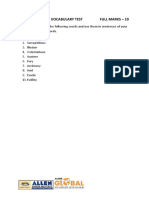 28 JAN FINAL VOCABULARY TEST