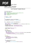 Lab Tutorial 9 Update Record