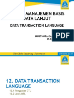Data Transaction Languange