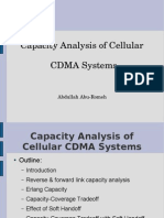 Capacity Analysis of Cellular CDMA System