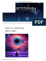 WHAT IS A SPIRITUAL BIRTH TIME - Incarntology