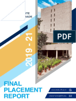 Final Placement Report 2021