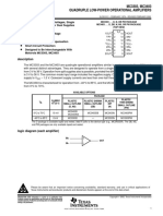 D D D D D D D: MC3303, MC3403 Quadruple Low-Power Operational Amplifiers