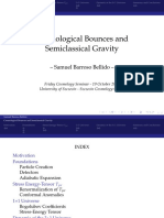 Cosmological Bounces and Semiclassical Gravity: - Samuel Barroso Bellido