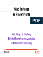 Wind Turbines As Power Plants