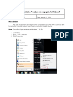4 Windows 7 32 Bit - VPN Installation and Usage Procedure
