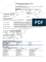 Barcala, Learner Enrollment and Survey Form