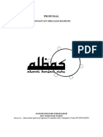 Proposal Group Sholawat Al-Banjari Albas